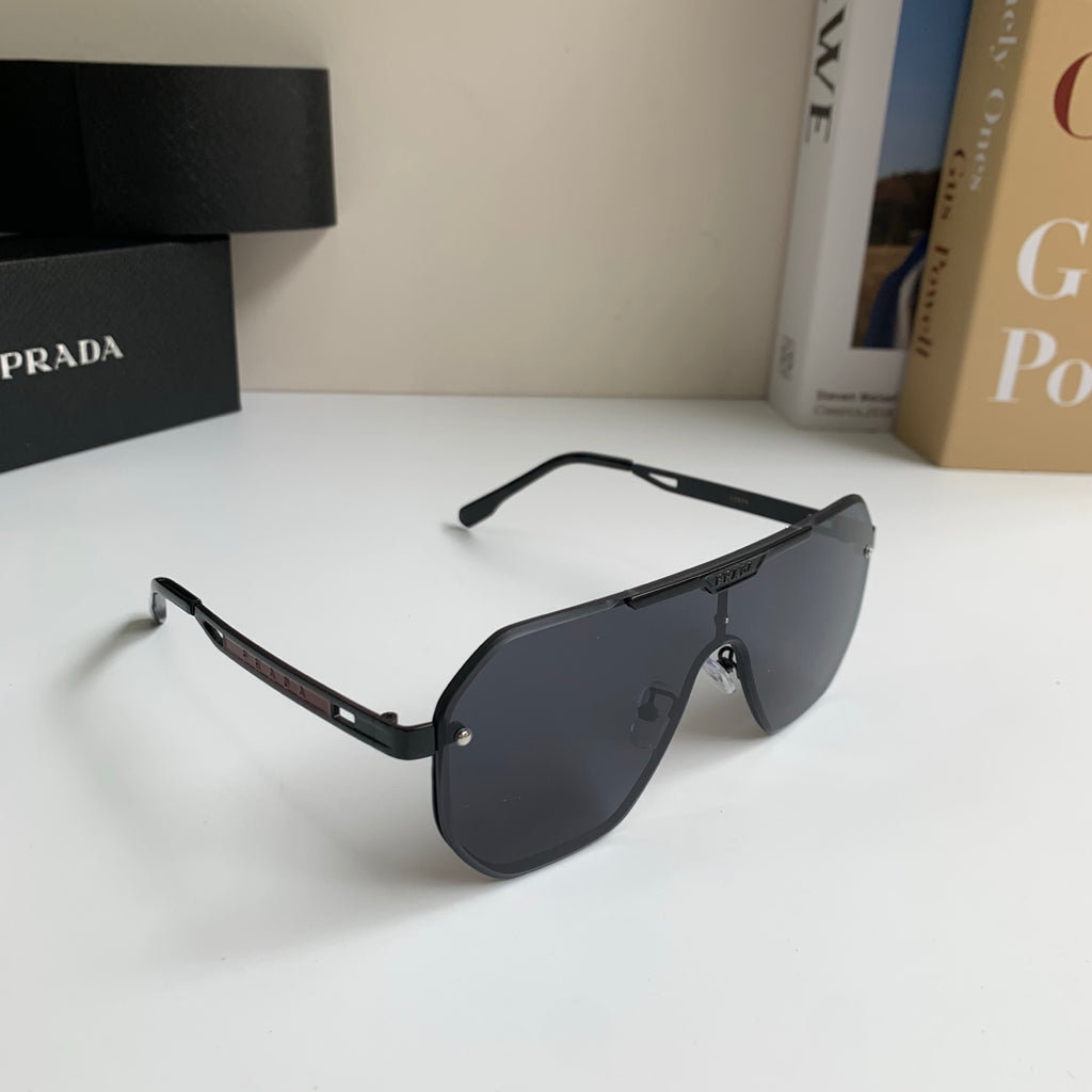Prada Oversized Black Lens Sunglasses for Men & Women