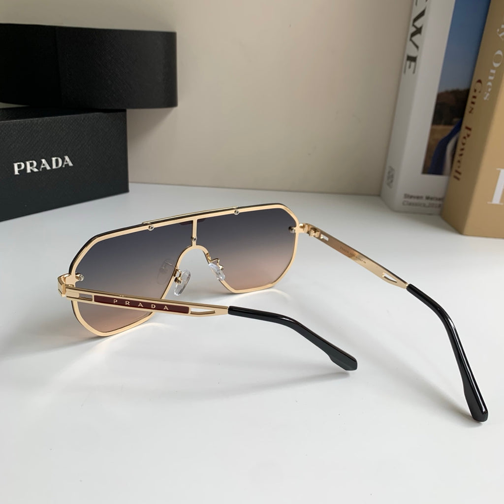 Prada Oversized Silver Lens Sunglasses for Men & Women - 487033 - detail image 6