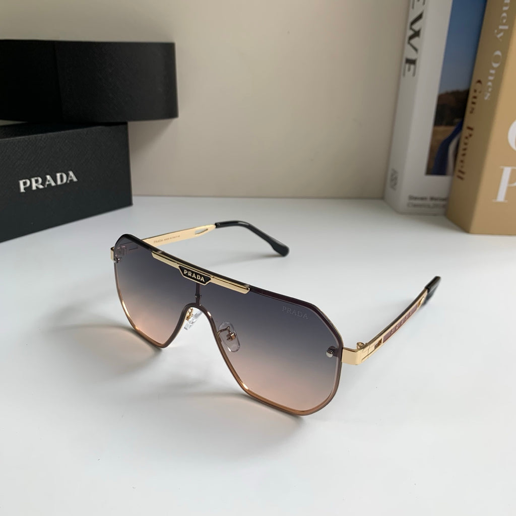 Prada Oversized Silver Lens Sunglasses for Men & Women - 415779 - detail image 2