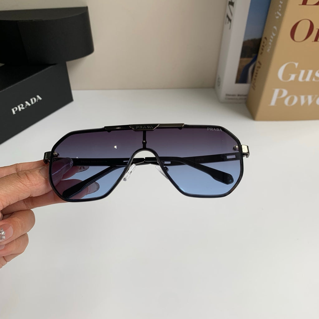 Prada Oversized Silver Lens Sunglasses for Men & Women - 487034 - detail image 4