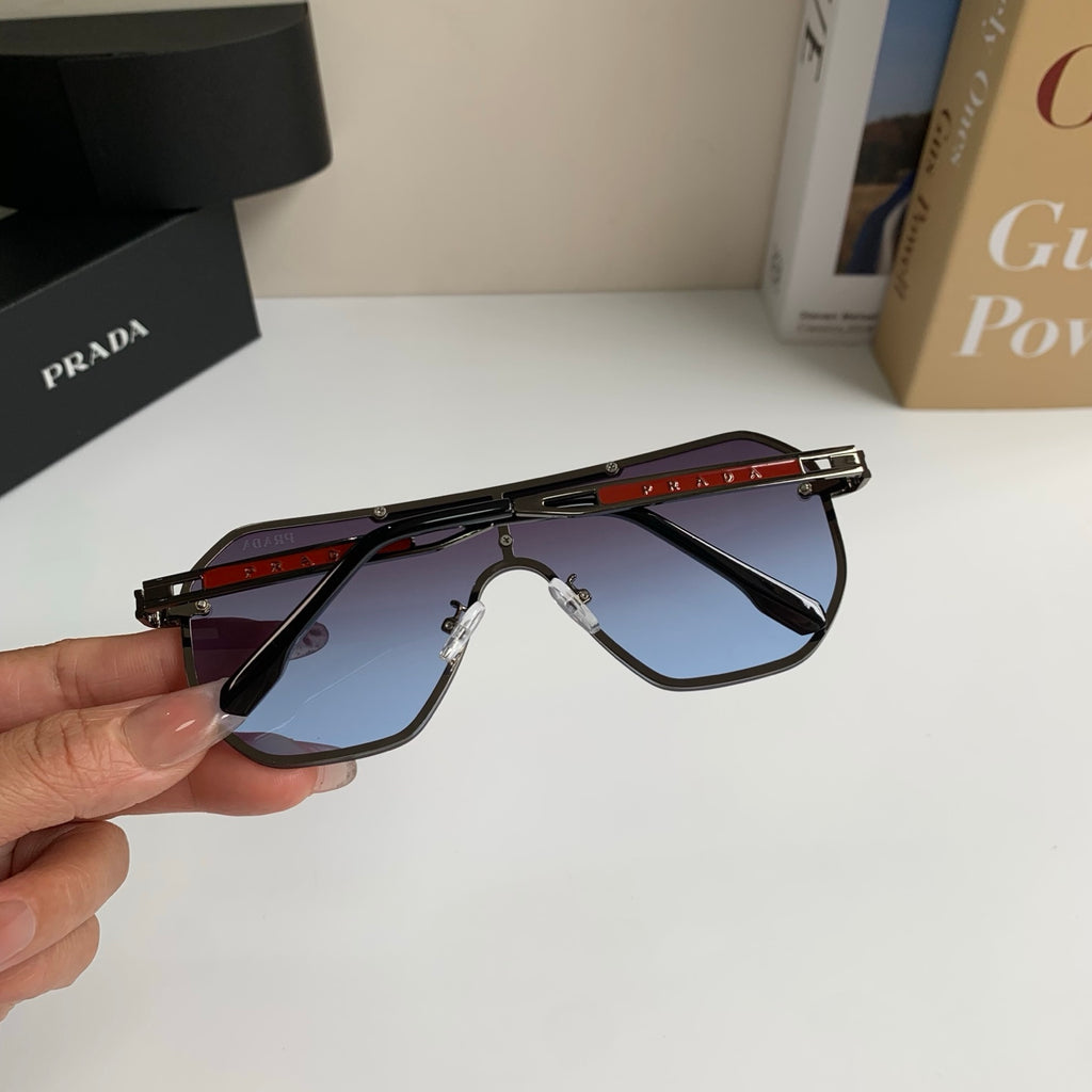Prada Oversized Silver Lens Sunglasses for Men & Women - 487034 - detail image 8