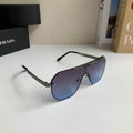 Prada Oversized Silver Lens Sunglasses for Men & Women - 487034