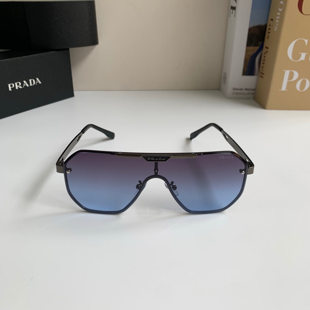 Prada Oversized Silver Lens Sunglasses for Men & Women - 487034 - detail image 3