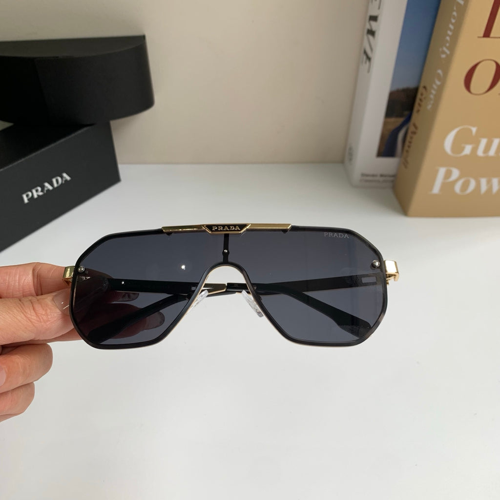 Prada Oversized Silver Lens Sunglasses for Men & Women - 487036 - detail image 4