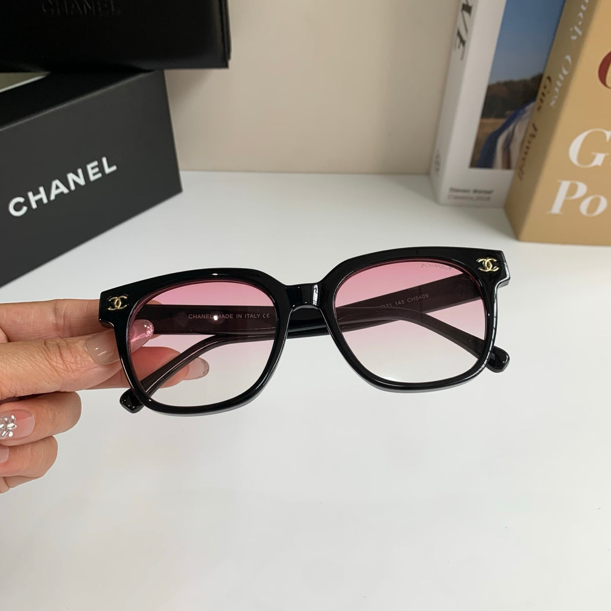 Chanel Square Silver Lens Sunglasses for Men & Women - 486639 - detail image 3