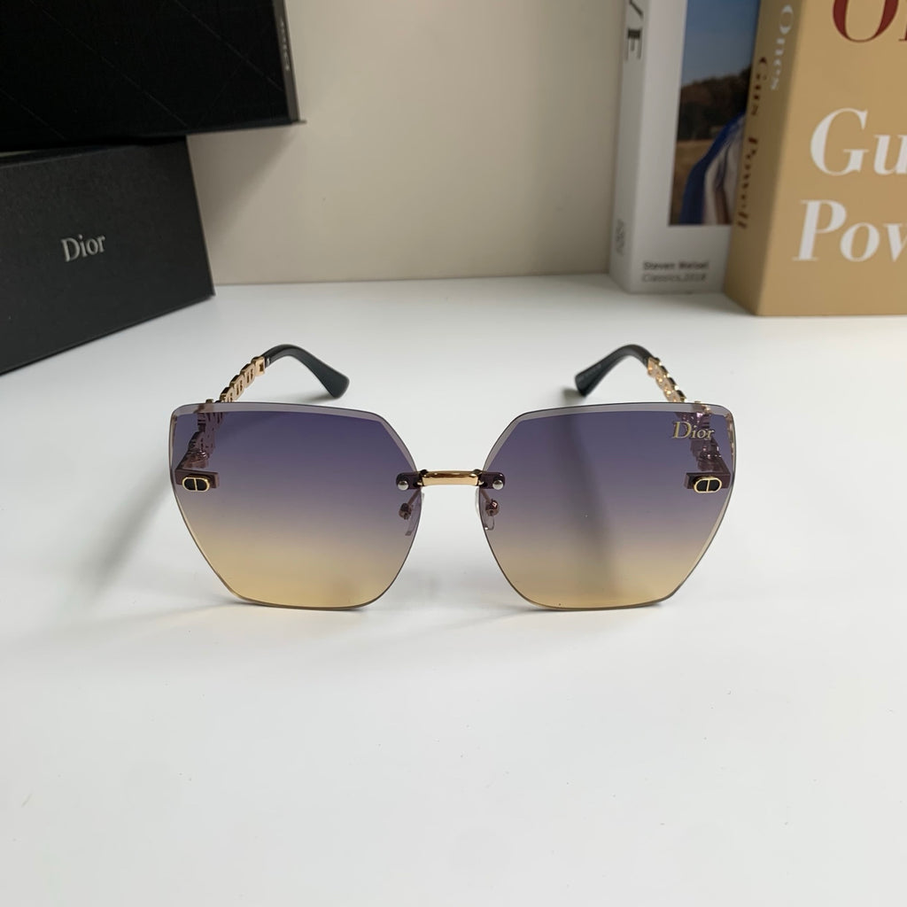 Dior Polarized Square Silver Lens Sunglasses for Men & Women - 486720 - detail image 3