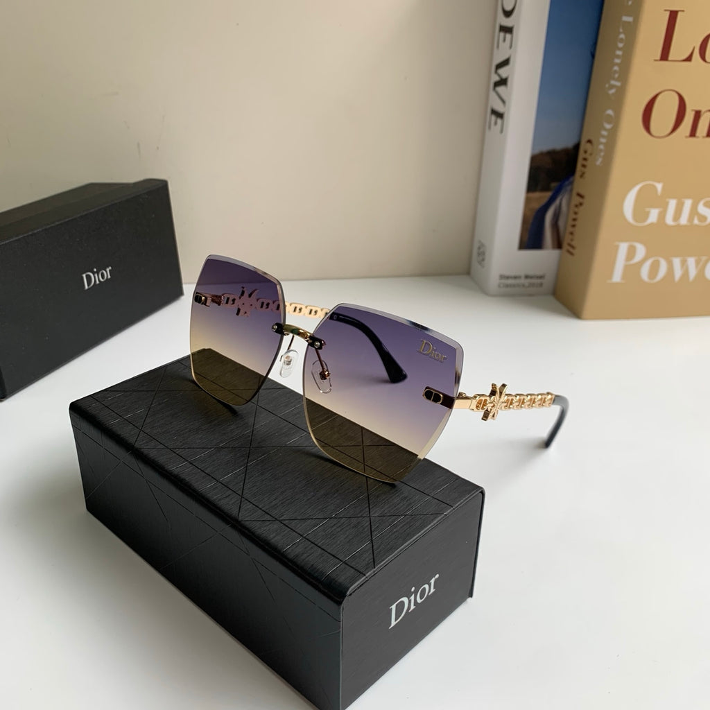 Dior Polarized Square Silver Lens Sunglasses for Men & Women - 415487 - detail image 5