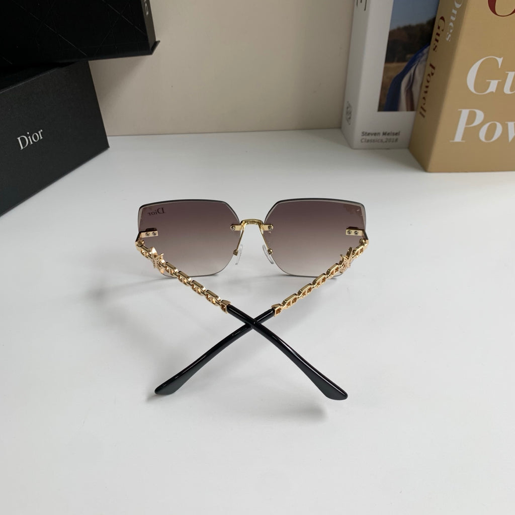 Dior Polarized Square Silver Lens Sunglasses for Men & Women - 486721 - detail image 8