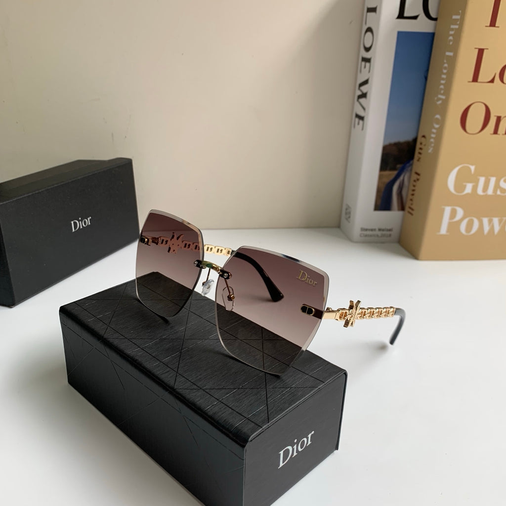 Dior Polarized Square Silver Lens Sunglasses for Men & Women - 415488 - detail image 4