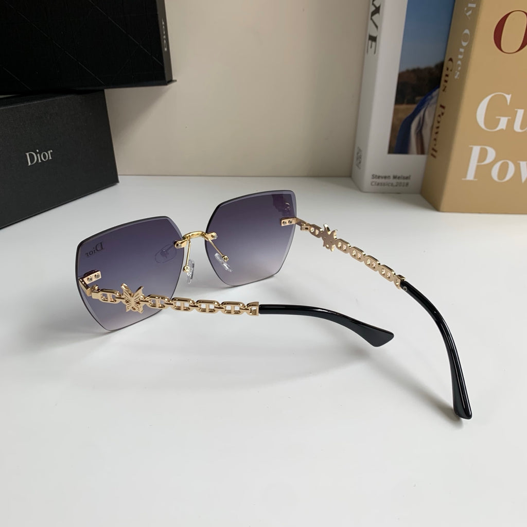 Dior Polarized Square Silver Lens Sunglasses for Men & Women - 415489 - detail image 7