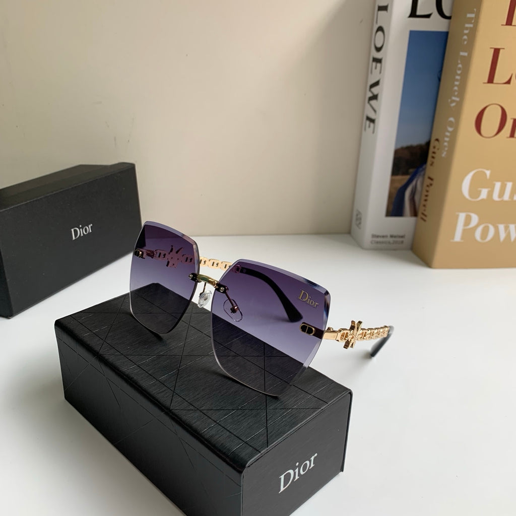 Dior Polarized Square Silver Lens Sunglasses for Men & Women - 415489 - detail image 4