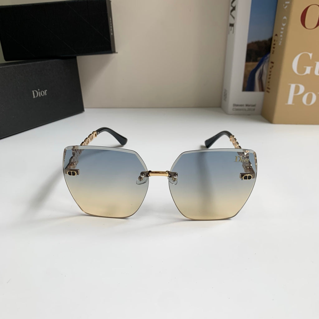 Dior Polarized Square Silver Lens Sunglasses for Men & Women - 486723 - detail image 3