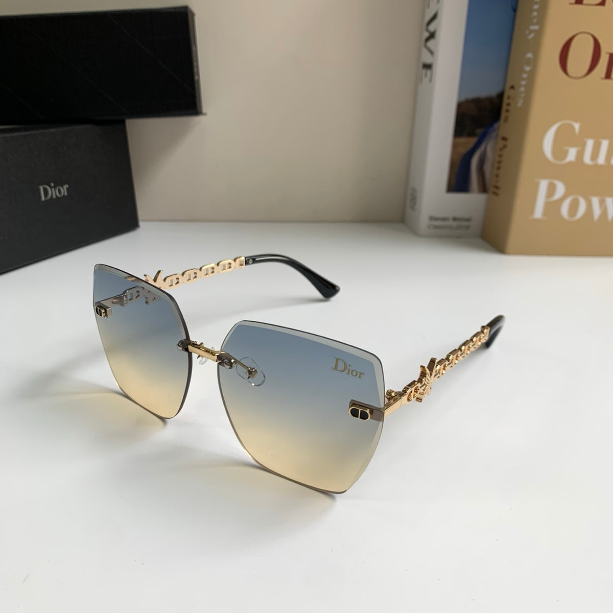 Dior Polarized Square Silver Lens Sunglasses for Men & Women - 415490 - detail image 2
