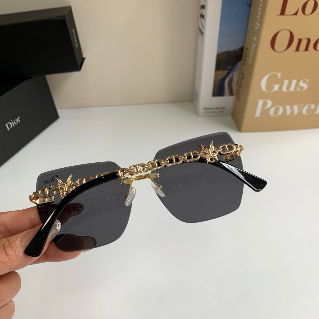 Dior Polarized Square Silver Lens Sunglasses for Men & Women - 486724 - detail image 6