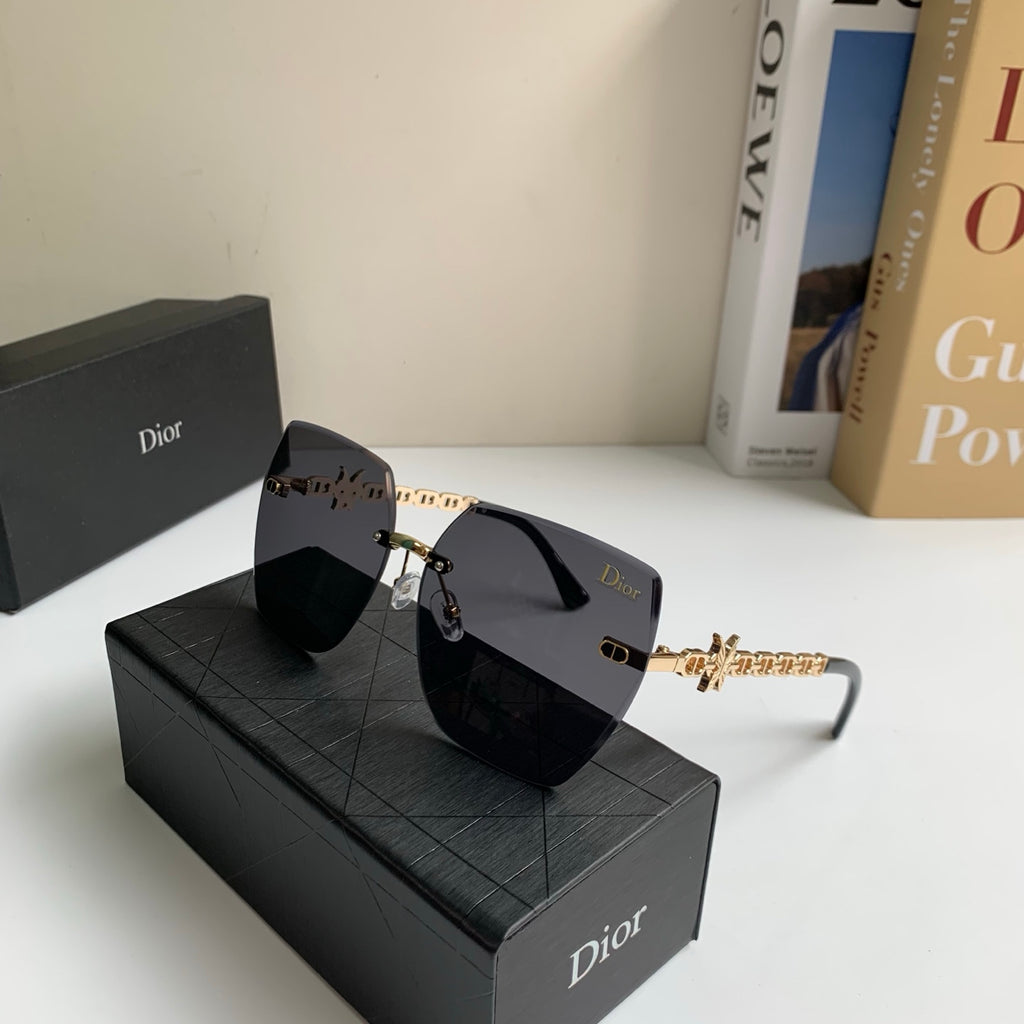 Dior Polarized Square Silver Lens Sunglasses for Men & Women - 415491 - detail image 5