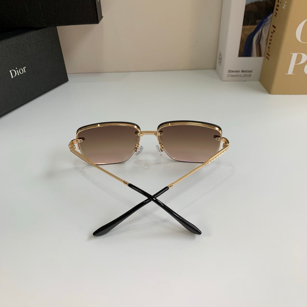 Dior Polarized Metal Fashion Brown Lens Sunglasses for Men & Women - 415492 - detail image 7