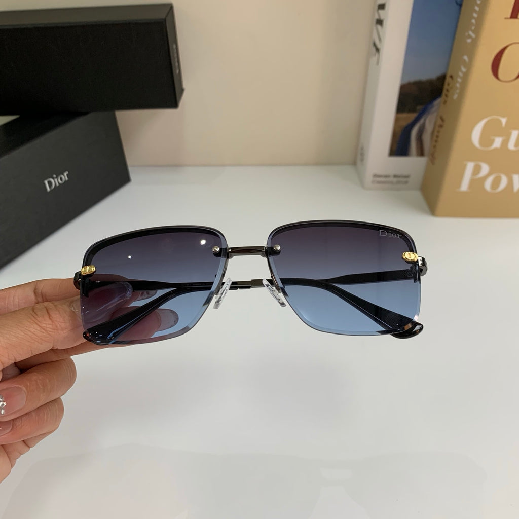 Dior Polarized Metal Fashion Silver Lens Sunglasses for Men & Women - 486762 - detail image 4