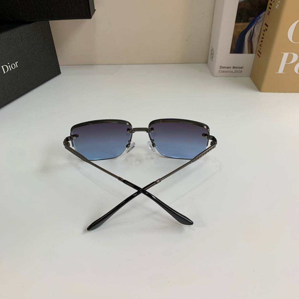 Dior Polarized Metal Fashion Silver Lens Sunglasses for Men & Women - 486762 - detail image 6