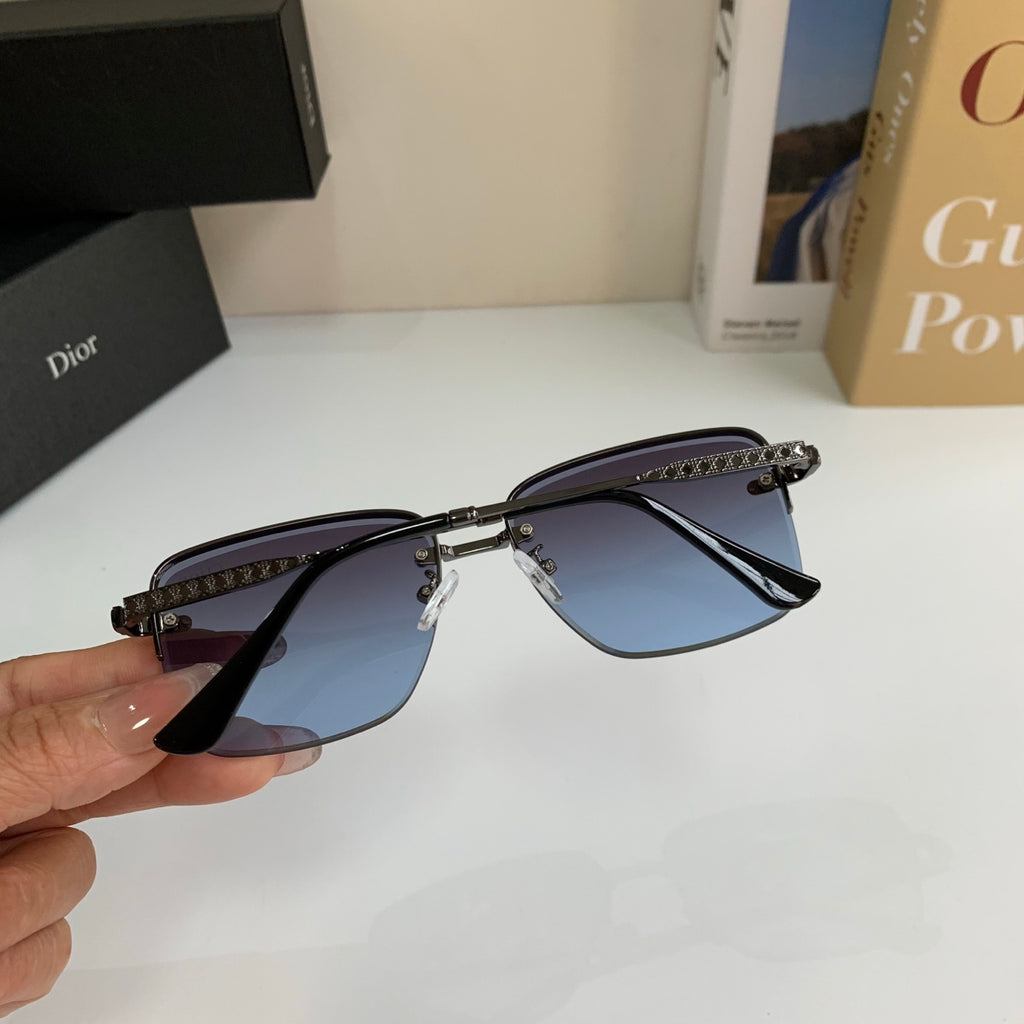Dior Polarized Metal Fashion Silver Lens Sunglasses for Men & Women - 486762 - detail image 7