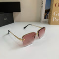 Dior Polarized Metal Fashion Red Lens Sunglasses for Men & Women - 415494