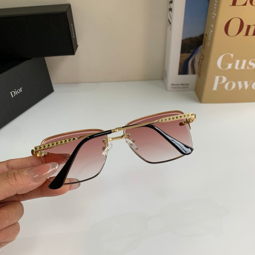 Dior Polarized Metal Fashion Red Lens Sunglasses for Men & Women - 415494 - detail image 8