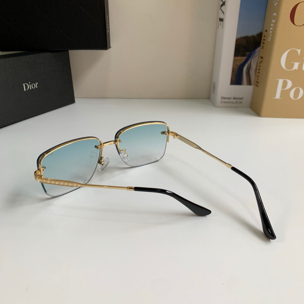 Dior Polarized Metal Fashion Silver Lens Sunglasses for Men & Women - 415495 - detail image 6