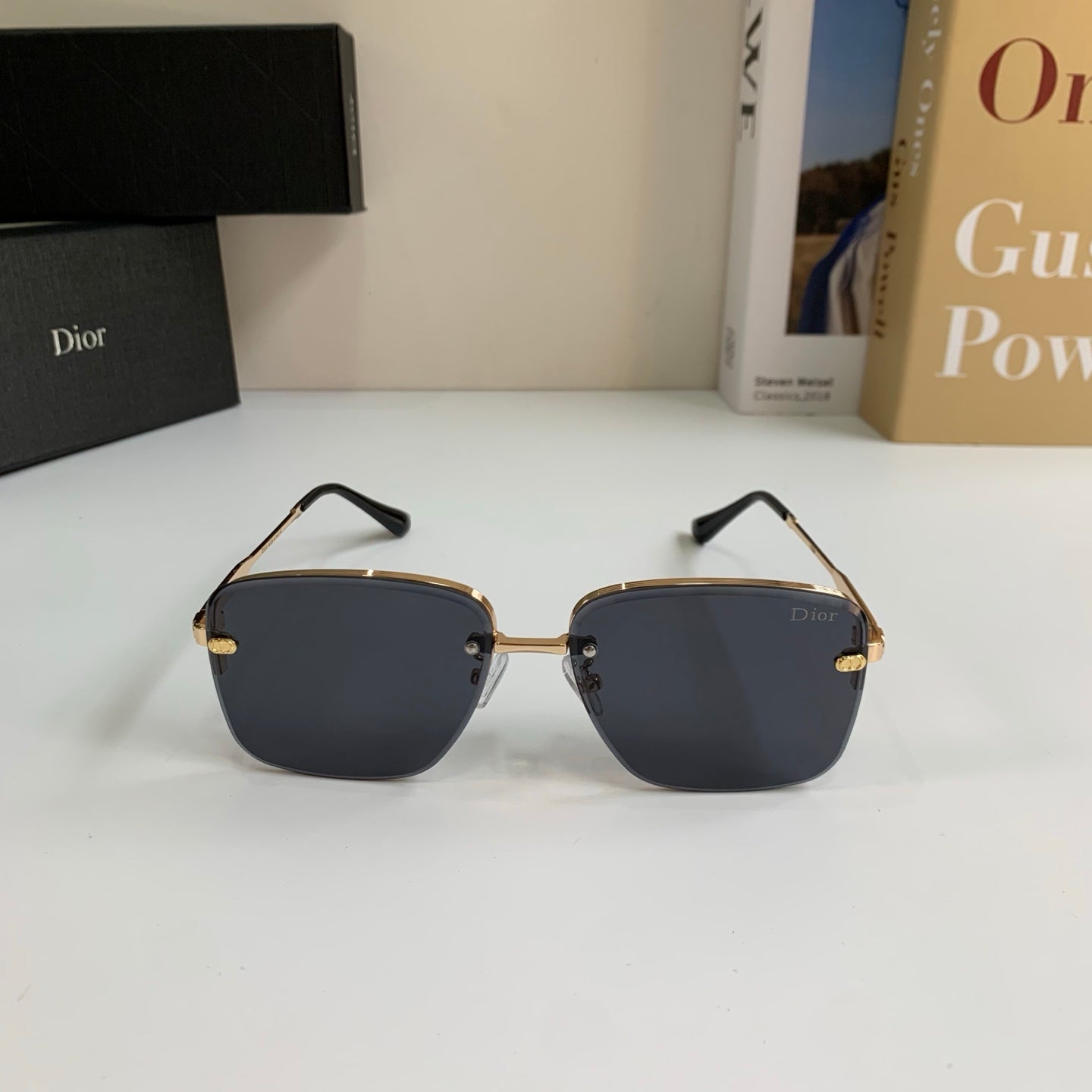 Dior Polarized Metal Fashion Silver Lens Sunglasses for Men & Women - 415496 - detail image 3