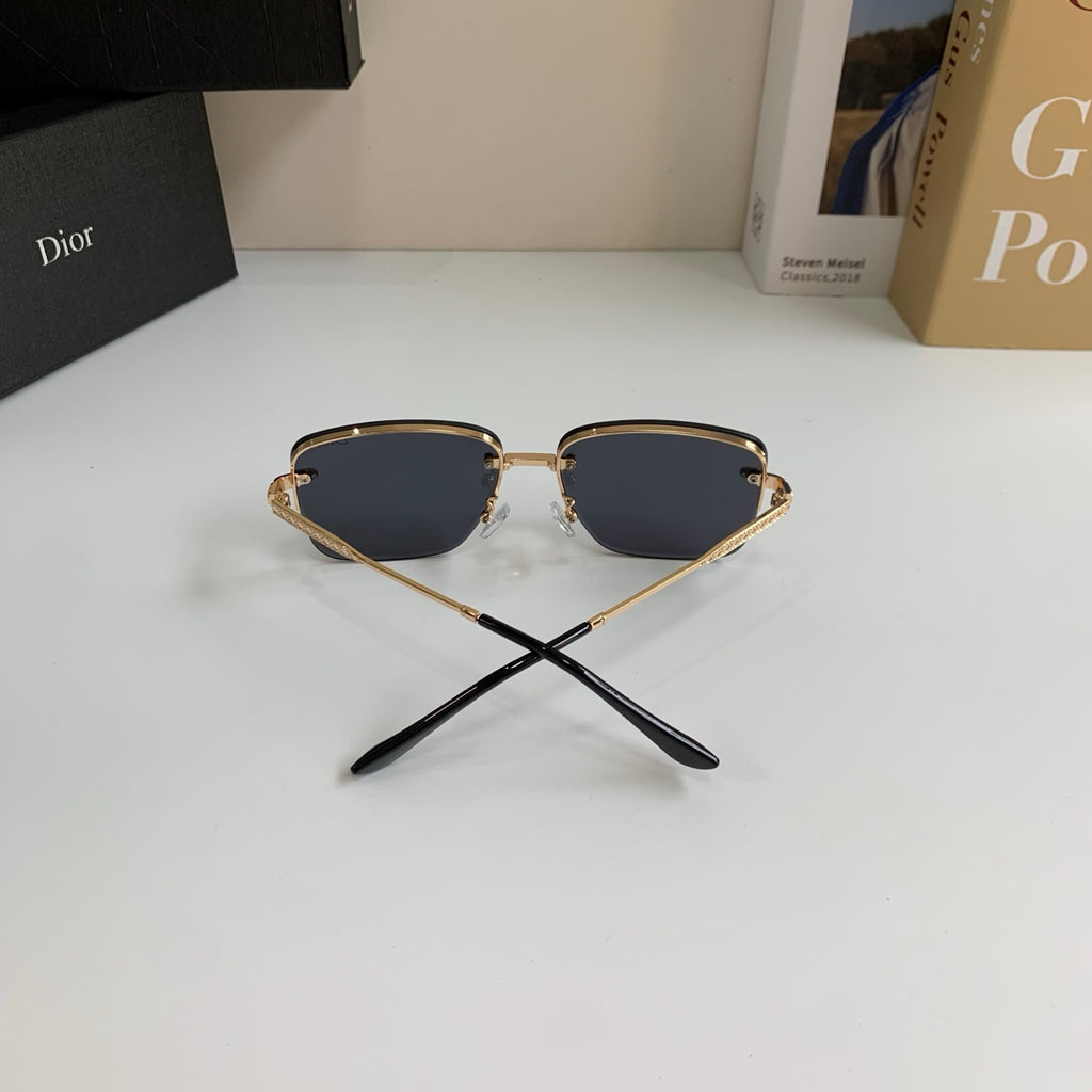 Dior Polarized Metal Fashion Silver Lens Sunglasses for Men & Women - 415496 - detail image 9