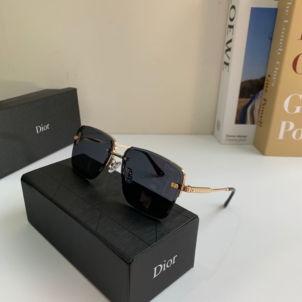 Dior Polarized Metal Fashion Silver Lens Sunglasses for Men & Women - detail image 5