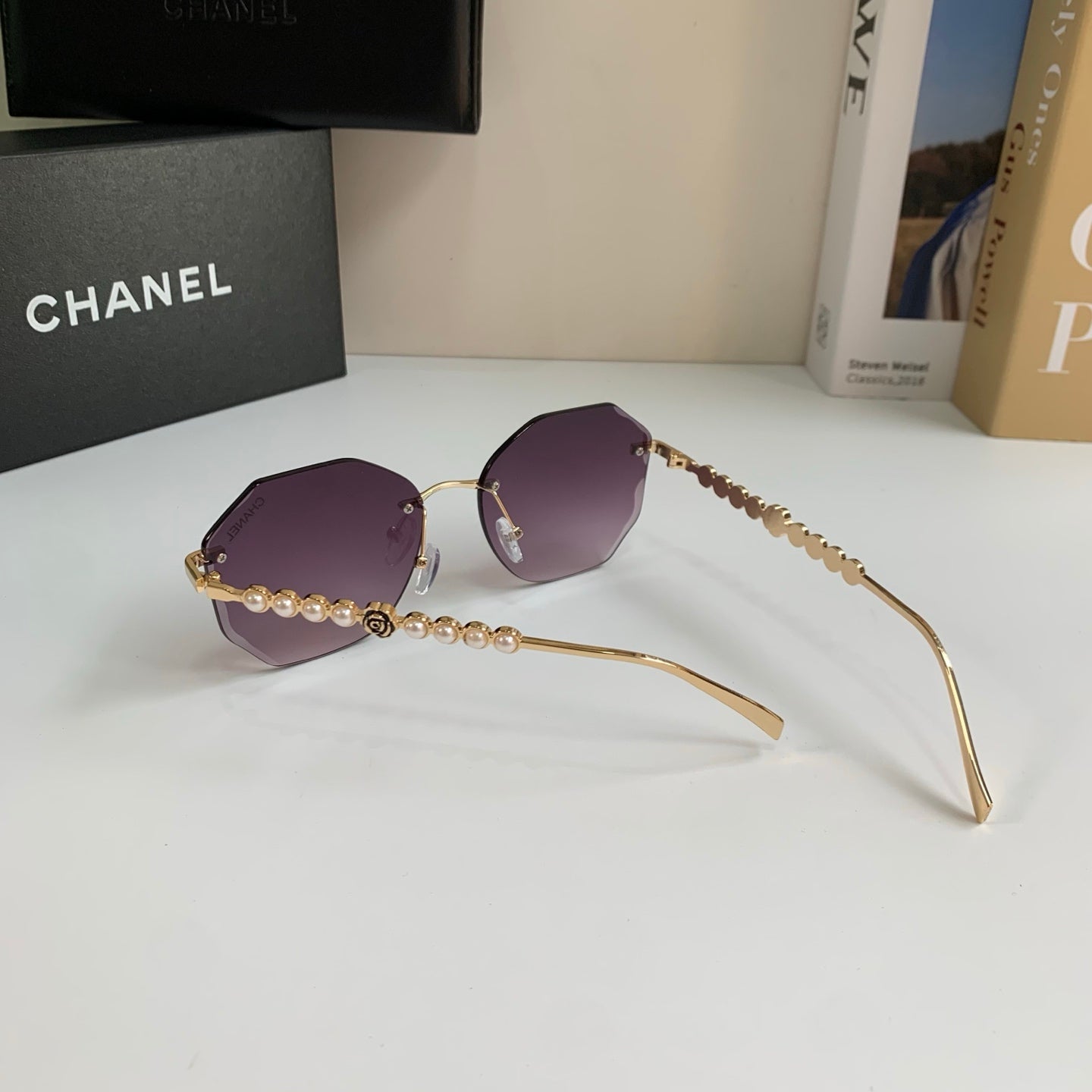 Chanel Fashion Silver Lens Sunglasses for Men & Women - 486514 - detail image 7