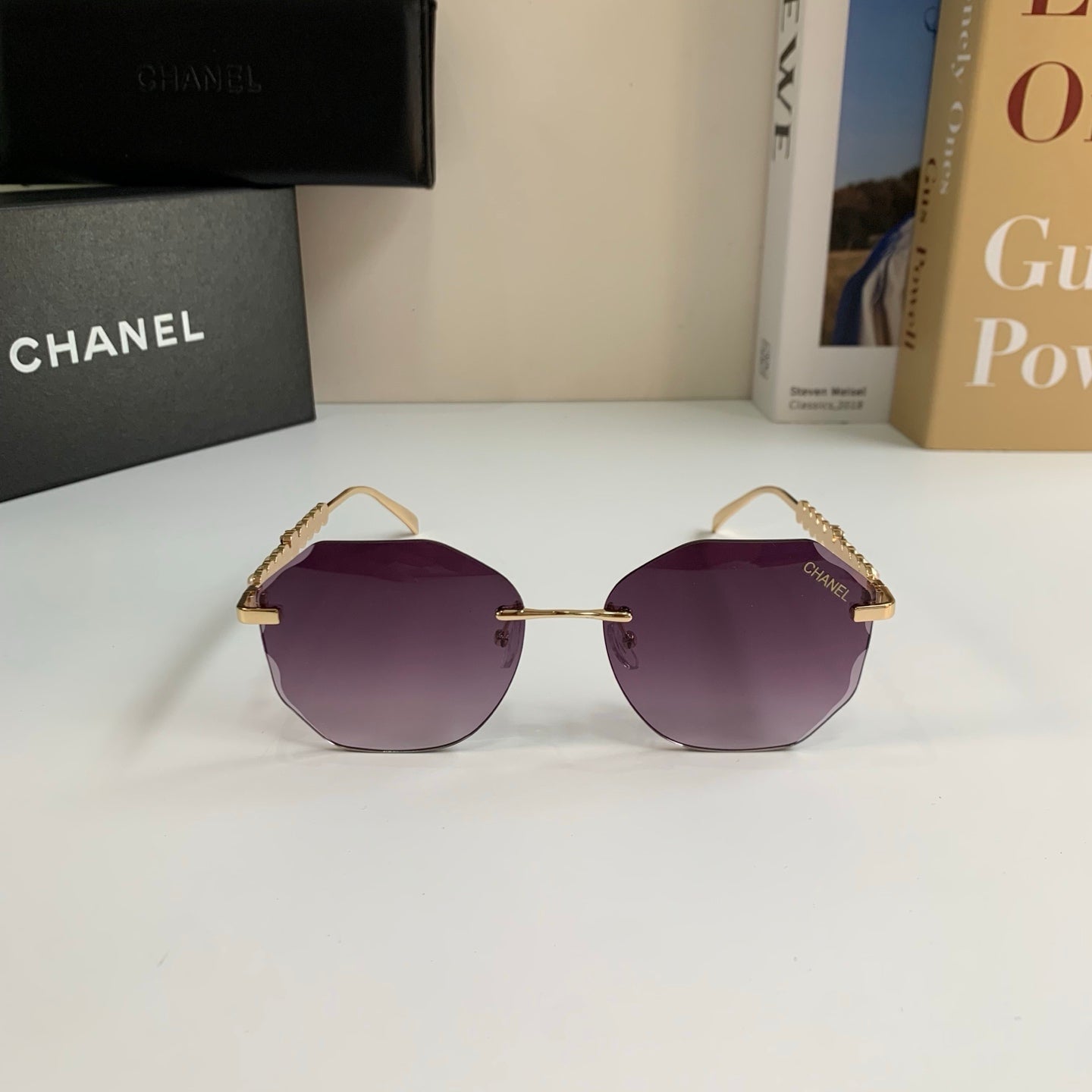 Chanel Fashion Silver Lens Sunglasses for Men & Women - 486514 - detail image 3