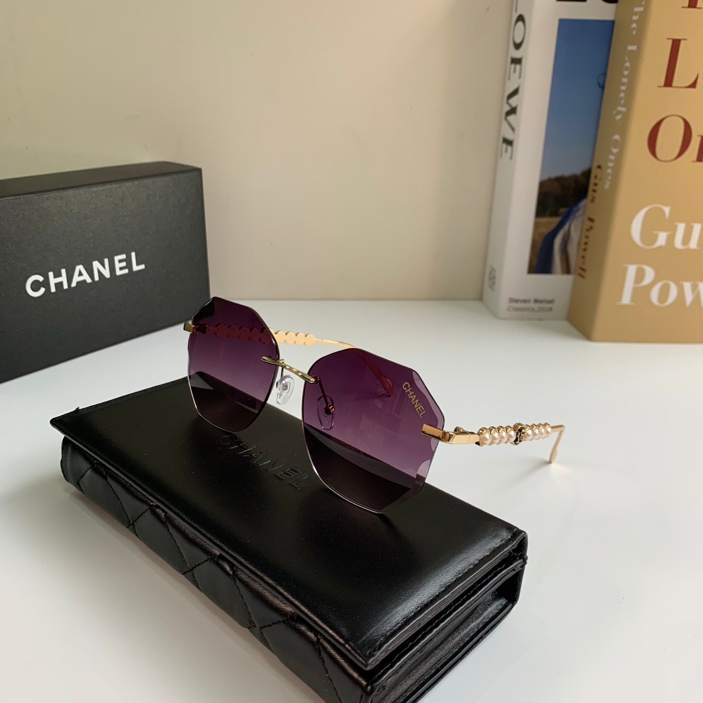 Chanel Fashion Silver Lens Sunglasses for Men & Women - 486514 - detail image 5