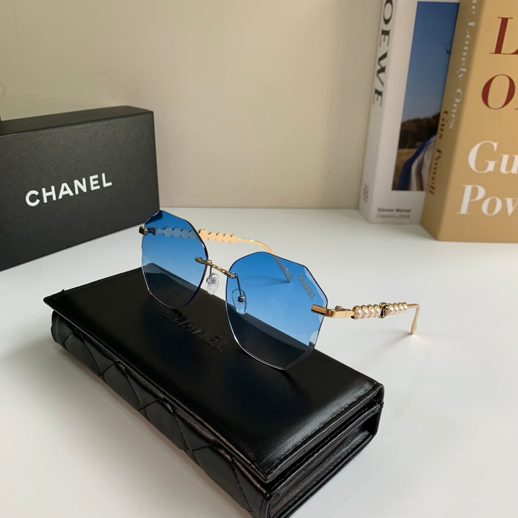 Chanel Fashion Blue Lens Sunglasses for Men & Women - 486515 - detail image 5