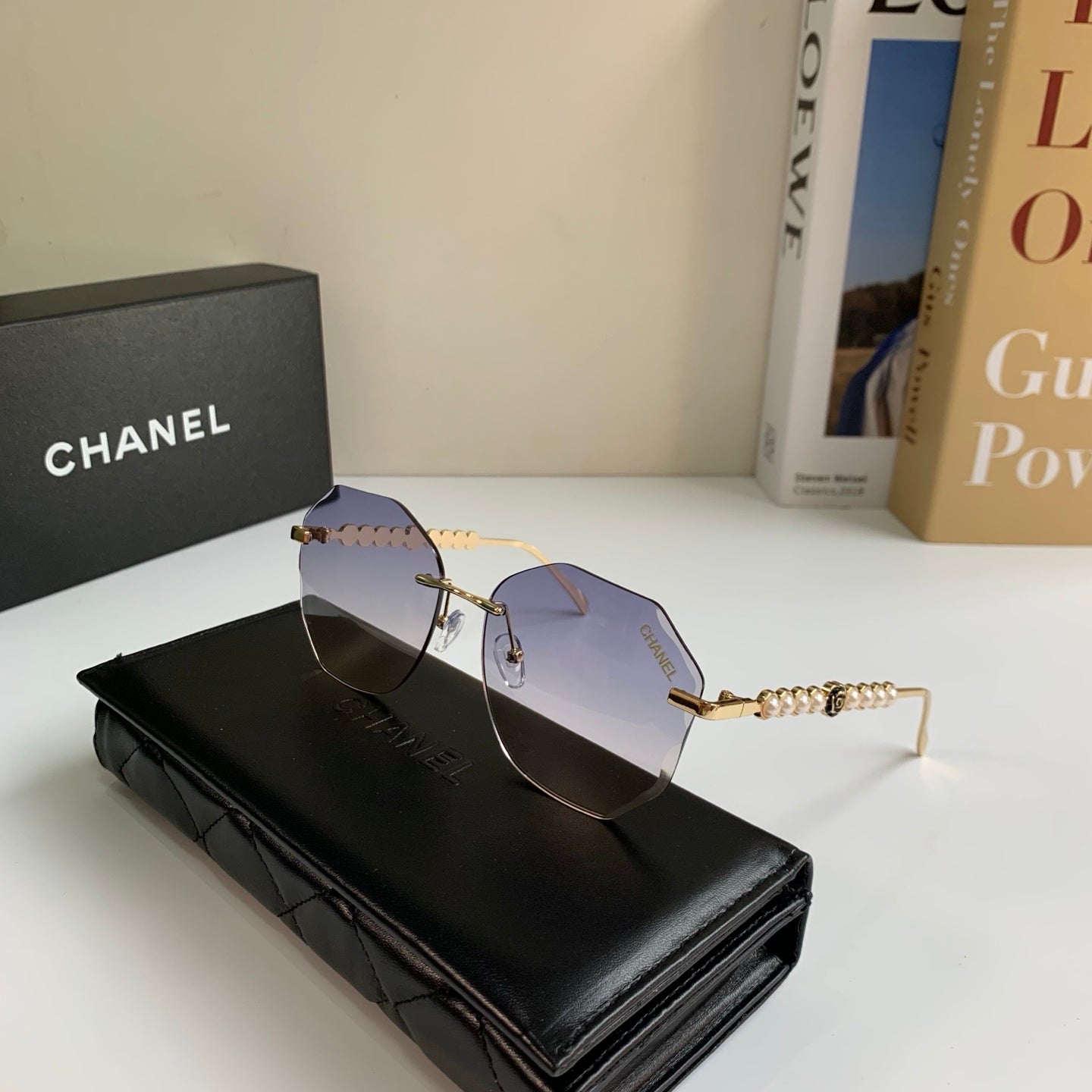 Chanel Fashion Silver Lens Sunglasses for Men & Women - 486517 - detail image 4