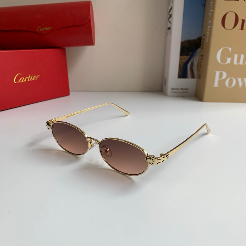 Cartier Cat-Eye Red Lens Sunglasses for Men & Women - detail image 2