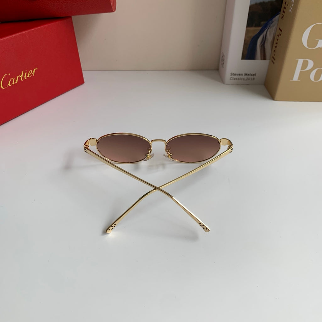 Cartier Cat-Eye Red Lens Sunglasses for Men & Women - detail image 8