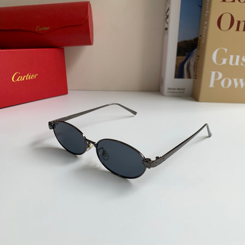 Cartier Cat-Eye Silver Lens Sunglasses for Men & Women - 415832 - detail image 2