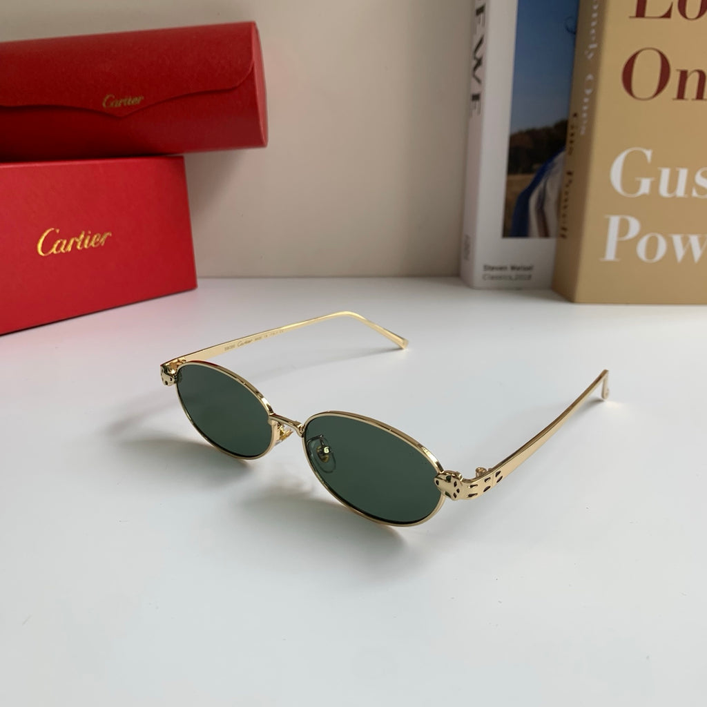 Cartier Cat-Eye Silver Lens Sunglasses for Men & Women - 415833 - detail image 2