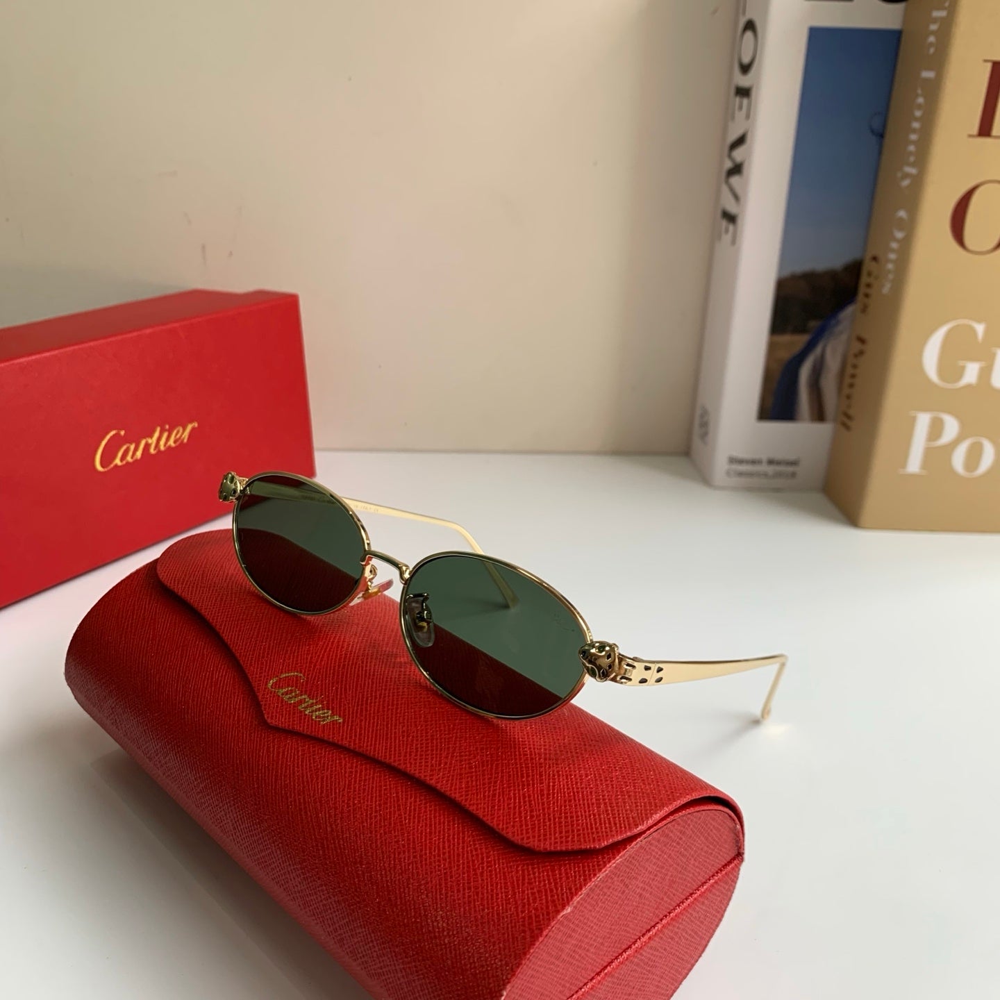 Cartier Cat-Eye Silver Lens Sunglasses for Men & Women - 415833 - detail image 4
