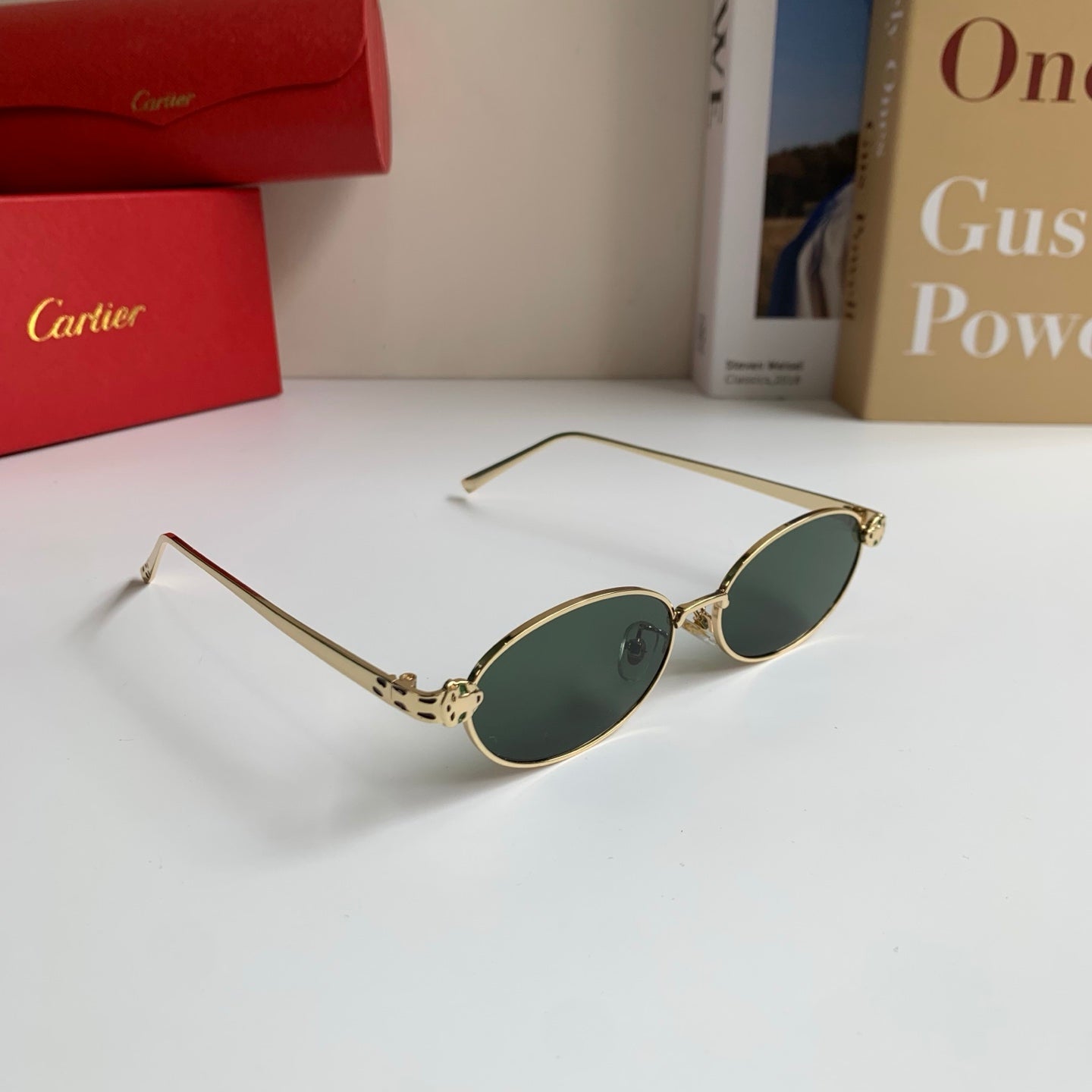 Cartier Cat-Eye Silver Lens Sunglasses for Men & Women - 415833