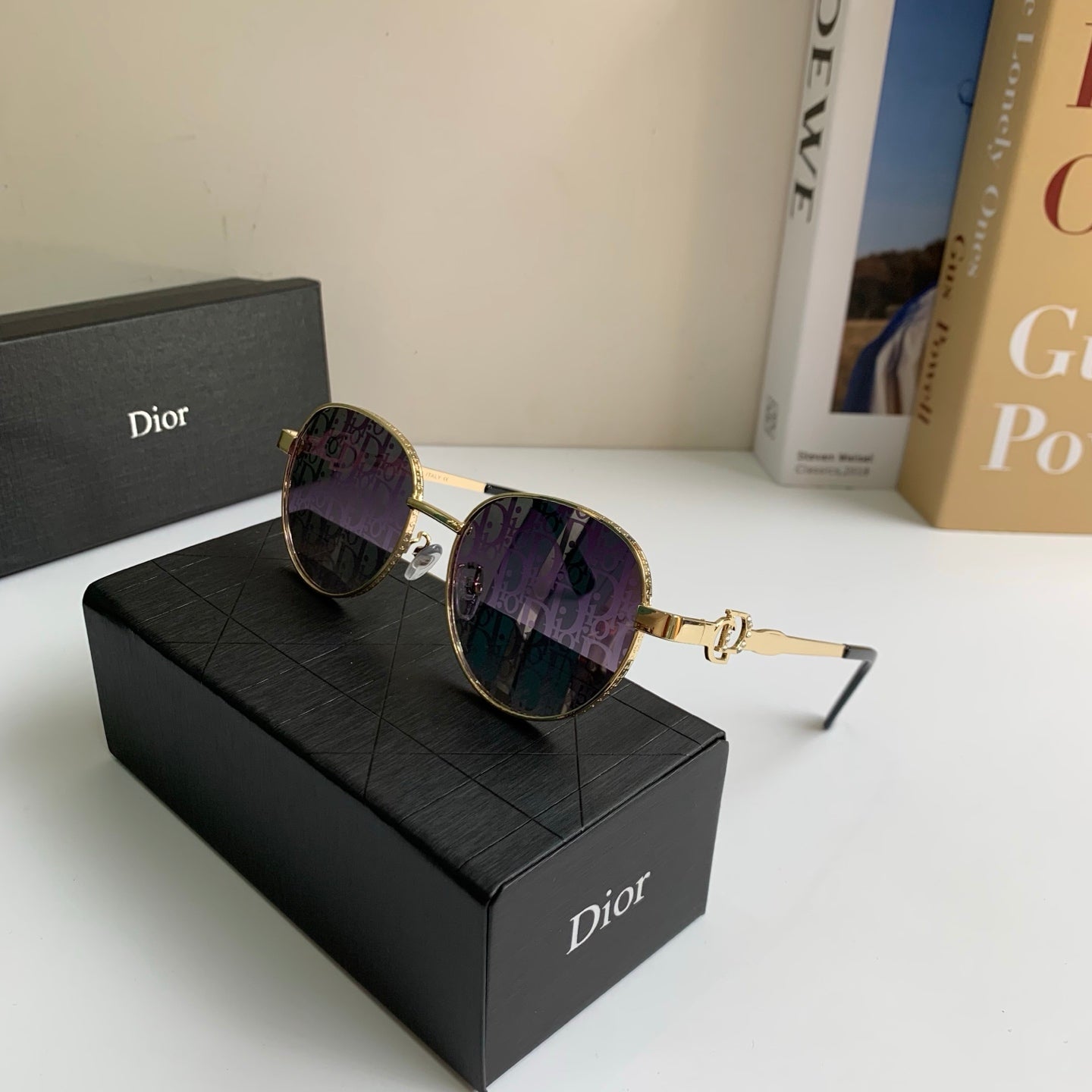 Dior Polarized Metal Fashion Silver Lens Sunglasses for Men & Women - 415397 - detail image 4