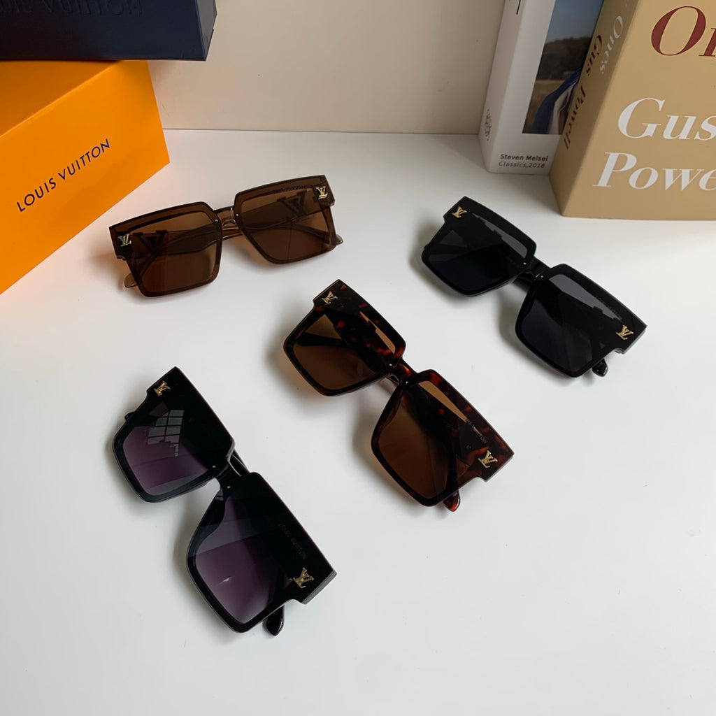 Louis Vuitton Square Black Lens Sunglasses for Men & Women - 414937 - detail image 10