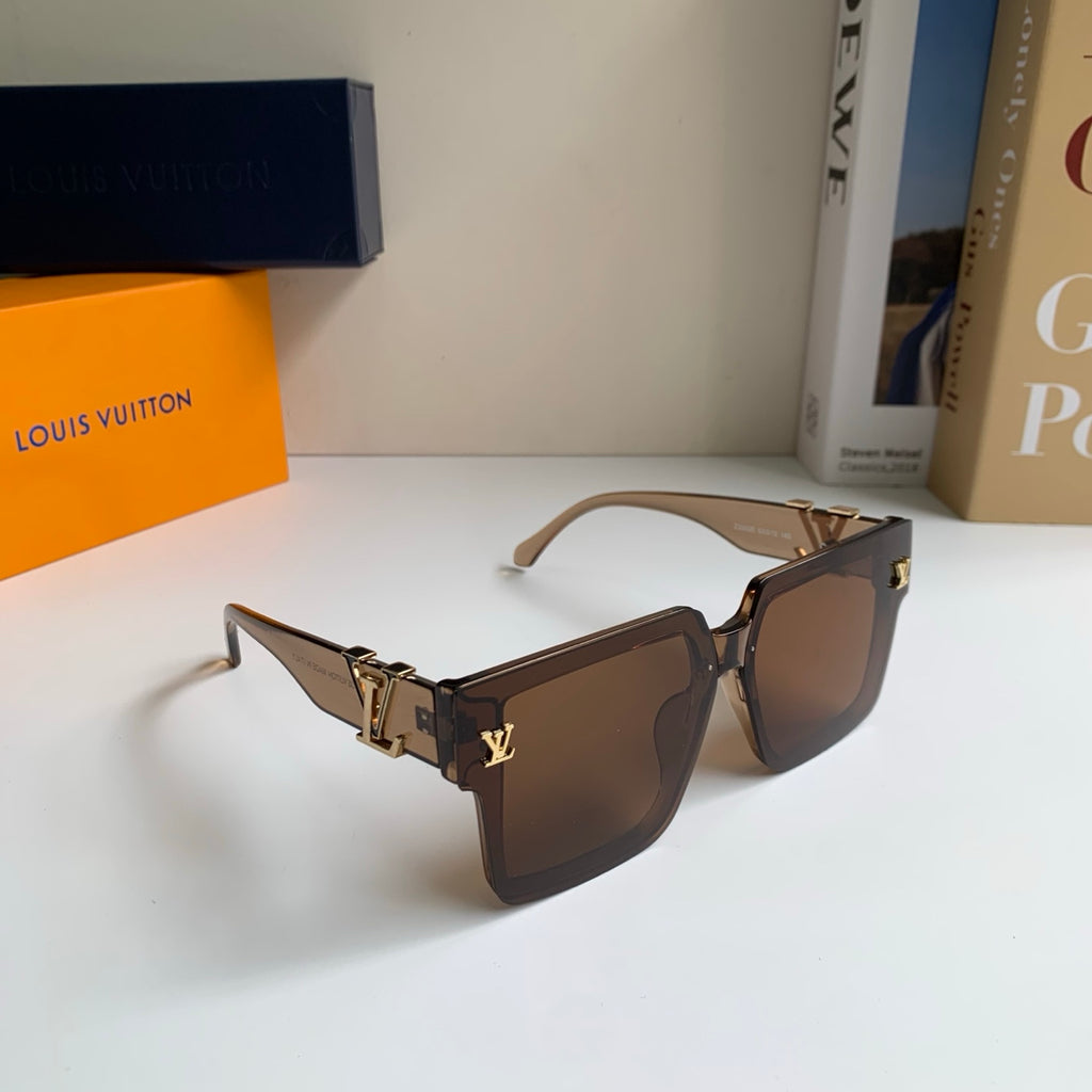 Louis Vuitton Square Brown Lens Sunglasses for Men & Women - 414939