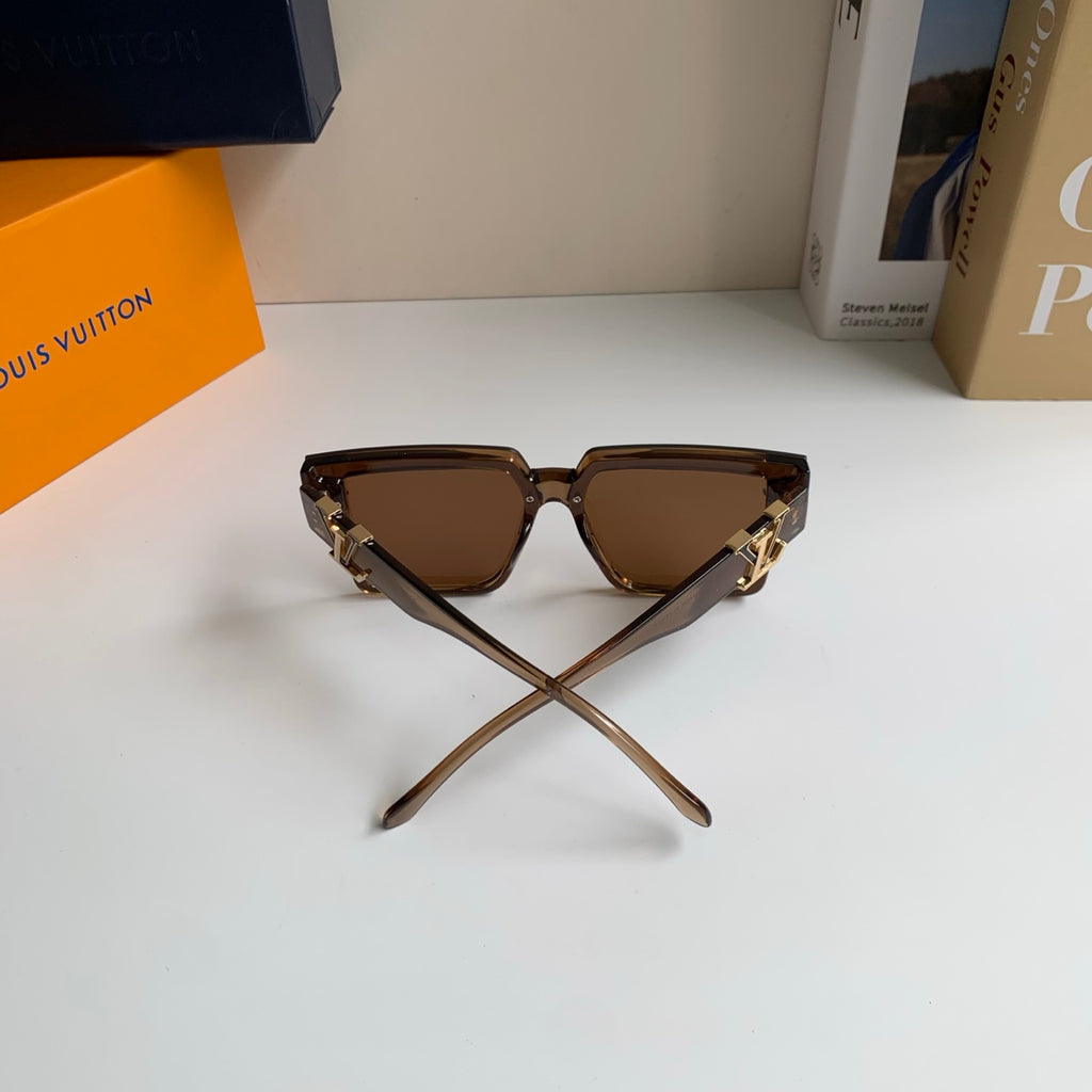 Louis Vuitton Square Brown Lens Sunglasses for Men & Women - 414939 - detail image 8