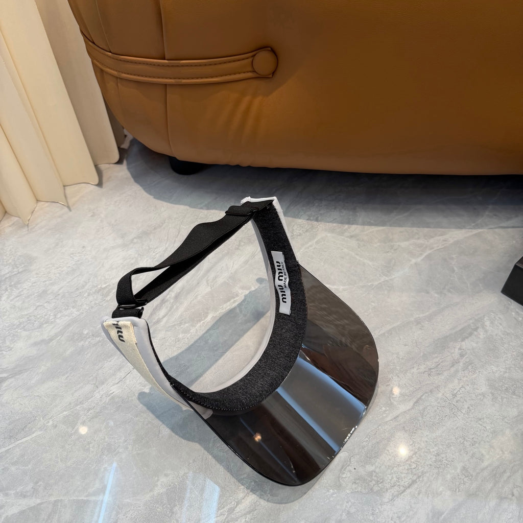 Miu Miu Blue-Light Fashion Silver Sun Visor for Men & Women - 358695 - detail image 3