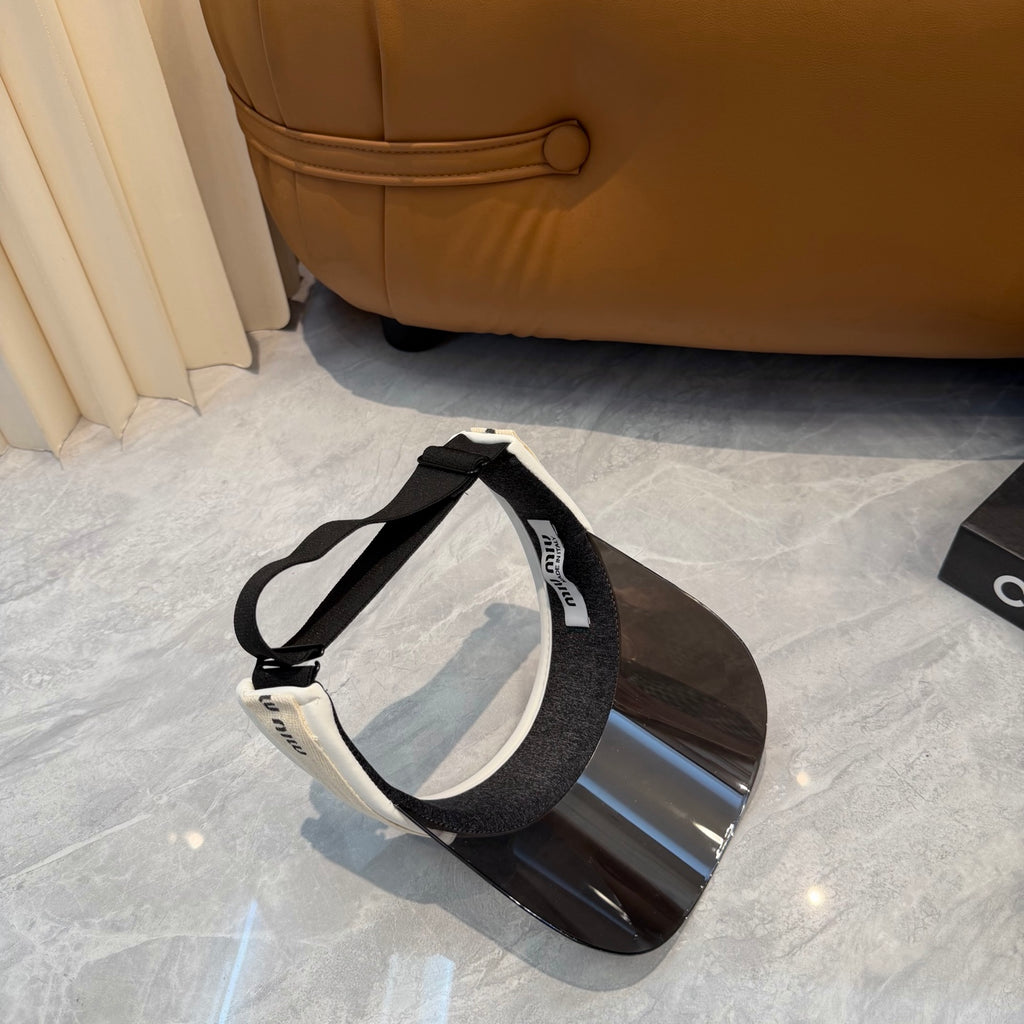 Miu Miu Blue-Light Fashion Silver Sun Visor for Men & Women - 358696 - detail image 3
