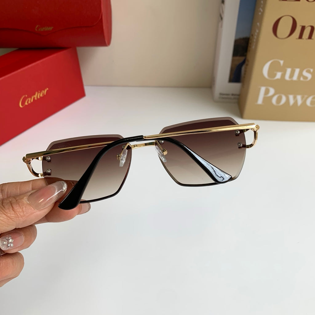 Cartier Fashion Red Lens Sunglasses for Men & Women - 432220 - detail image 7