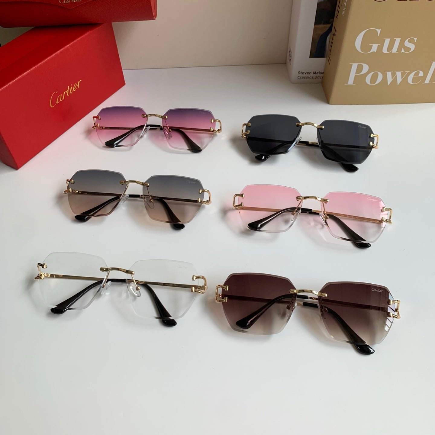 Cartier Fashion Silver Lens Sunglasses for Men & Women - 432221 - detail image 7