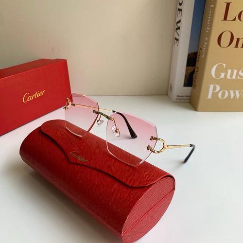 Cartier Fashion Silver Lens Sunglasses for Men & Women - 432221