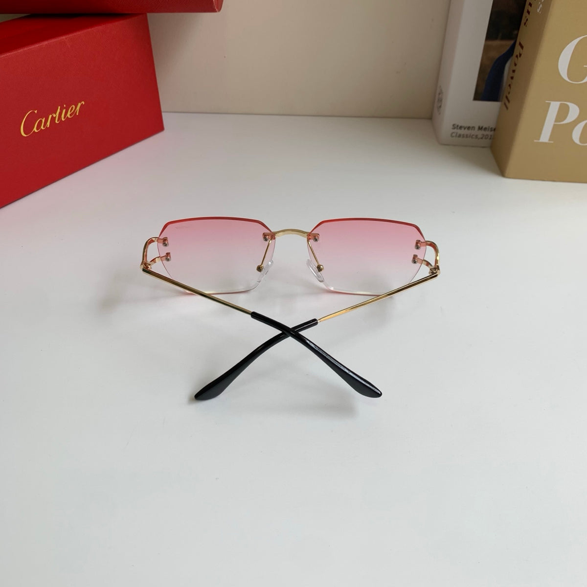 Cartier Fashion Silver Lens Sunglasses for Men & Women - 432221 - detail image 4